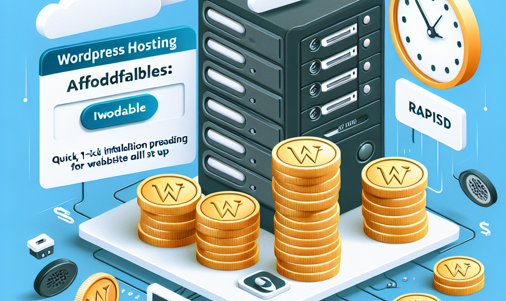 Affordable WordPress Hosting with 1-Click Install: Fast and Reliable Plans