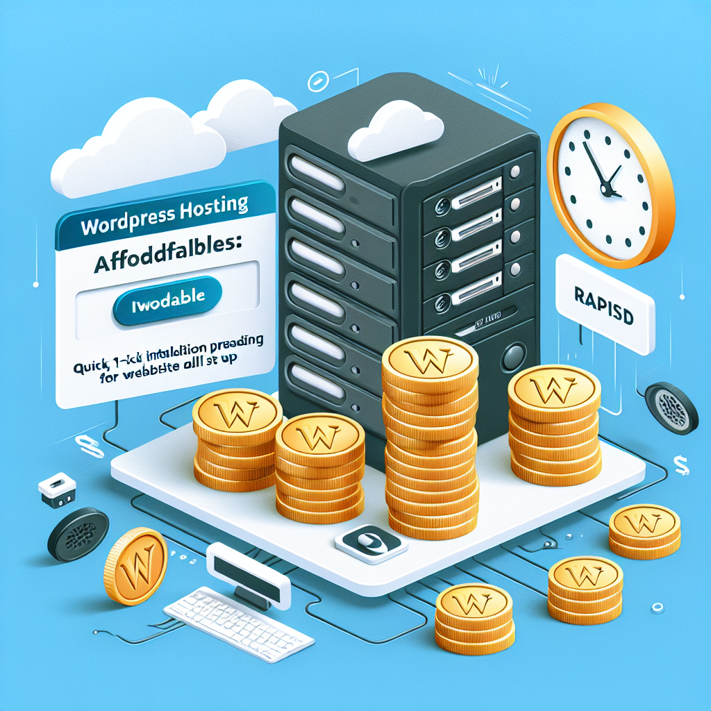 Affordable WordPress Hosting with 1-Click Install: Fast and Reliable Plans